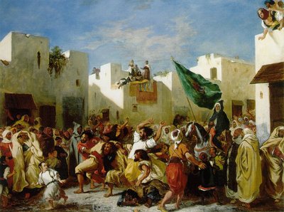 Fanatics of Tangier by Ferdinand Victor Eugene Delacroix